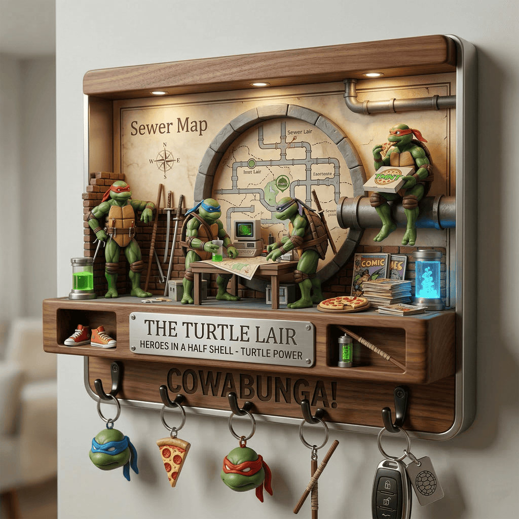 NJT WALL-MOUNTED KEY HOLDER LNTH