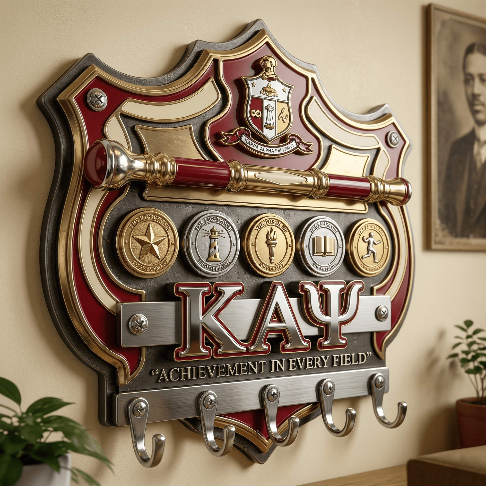 KPAP WALL-MOUNTED KEY HOLDER LNTH