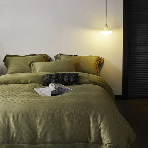 140 Tencel four-piece set, summer ice silk sheets, quilt cover bedding